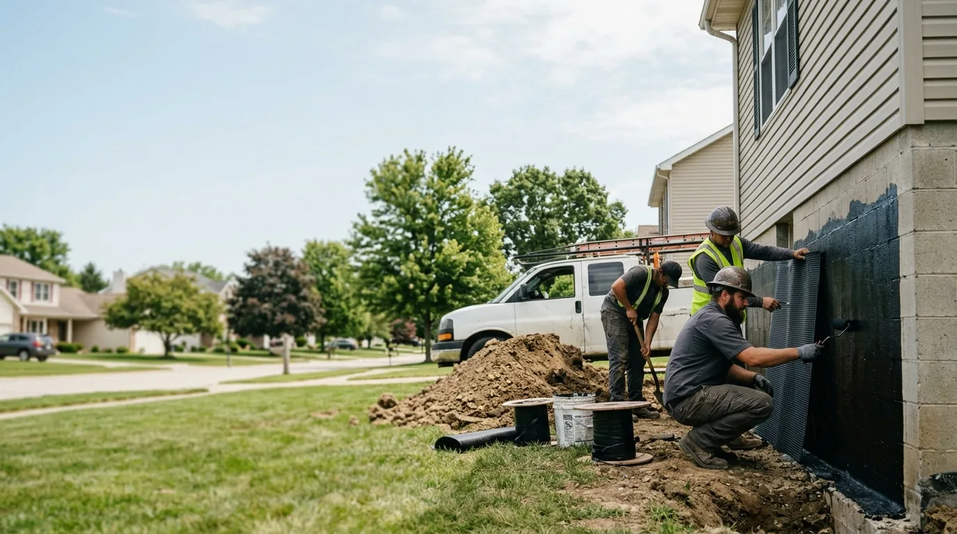 Basement Waterproofing in Downs, IL near me